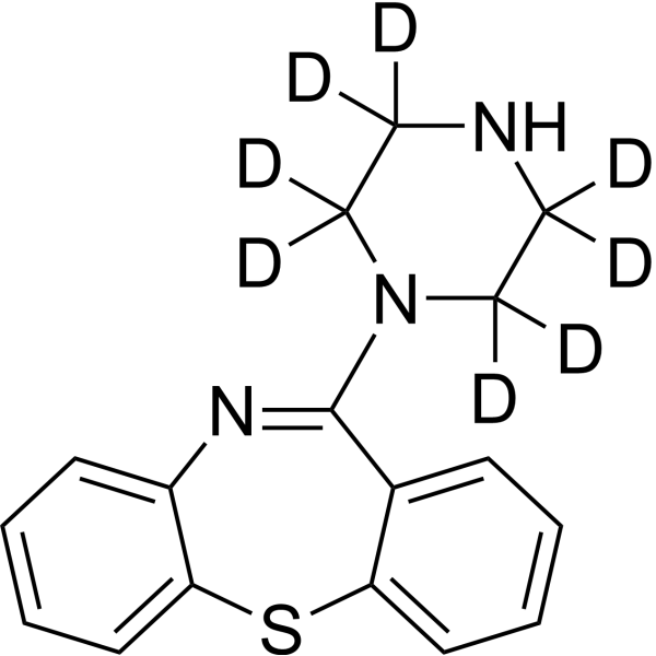 11-(Piperazin-1-yl)dibenzo[b,f][1,4]thiazepine-d8 (11-(1-piperazinyl)dibenzo[b,f][1,4]thiazepine d8)